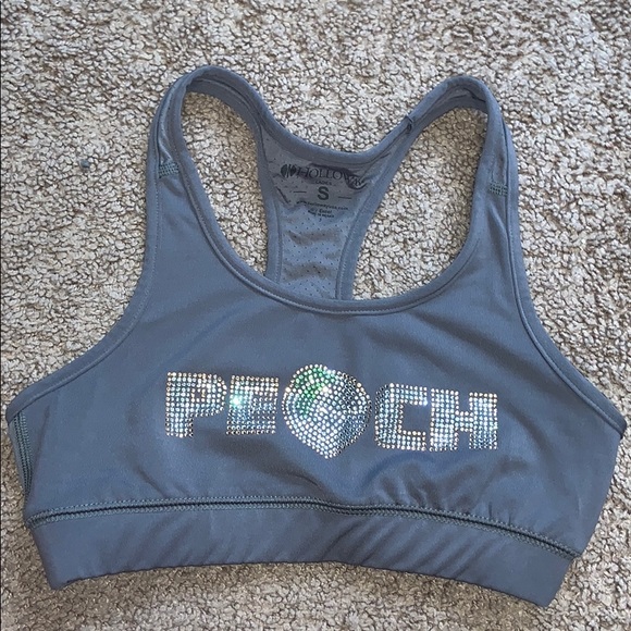 Peach Sports Bra - Picture 1 of 3